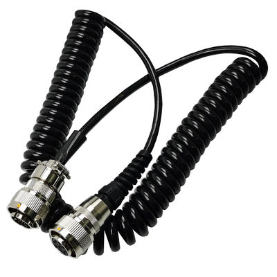 2143056 Stromversorgung Spiralkabel 0,5 M Spiraldraht 10 Nadel - 10 Löcher W195 W200 Einbildschirm Tiefenregler