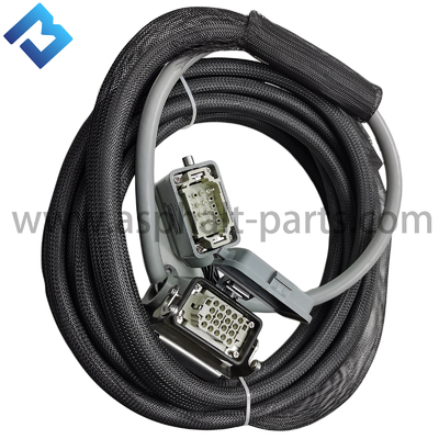 Asphalt Paver Side Control Box-Wirts-Linie 18 Kern-rechteckiges 8m gerades Kabel für