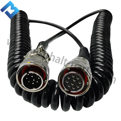 2143056 Stromversorgung Spiralkabel 0,5 M Spiraldraht 10 Nadel - 10 Löcher W195 W200 Einbildschirm Tiefenregler