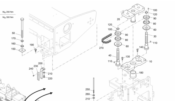 AB500-3TV Ersatzteile für Asphaltpflastern zur Verbesserung der Effizienz des Pflasters
