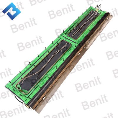 Schraubplatten-Kit Zwischenabschnitt Asphalt-Pflaster-Ersatzteile Schraubsystem