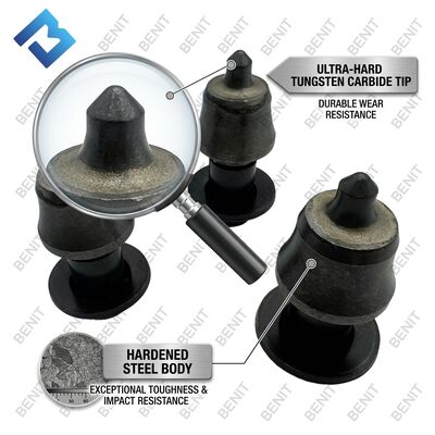 BNT6/22 2493524 Water-stable Durable Milling Pick Bit for Road Milling Machines Cold Planers