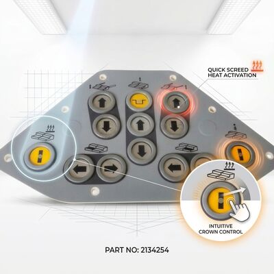 2134254 Control Panel S1800 S2100-2 Main Console  for Asphalt Paver Screed System