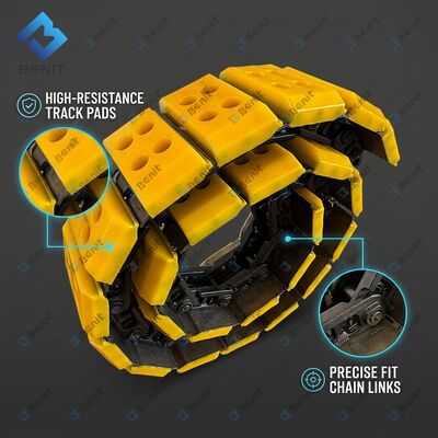 Benit Milling Machine Track Chain Track Pad Shoes 108756 131303 121235 193008 for W1500 W1900 W2000 W2200 Undercarriage