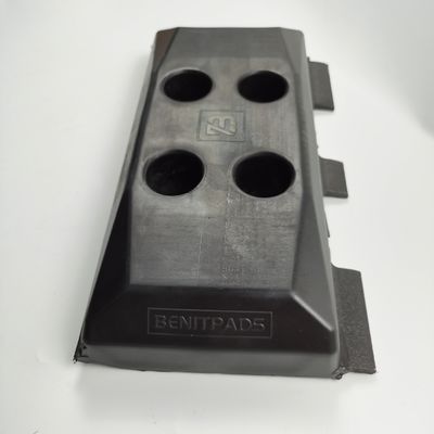 300 mm Schwarzgummi-Trackpad für    Asphalt