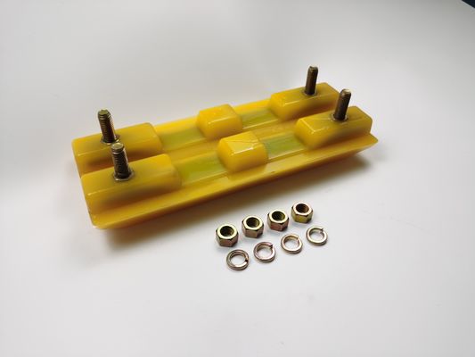 2411112 Polyurethankautschuk-Block/Spur-Schuhe-Fräsmaschine Ersatzteile 3 Rippen für den Straßenbau W205/W2000