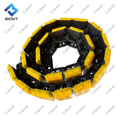 Benit hochwertige Raupenkette mit Raupenkettenschuhen 108756 131303 120610 121235 193008 196321 für Fräsmaschine W1500 W1900 W2100 W2200 W2000