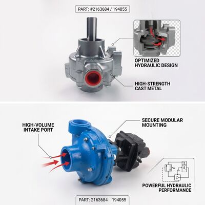 W1900 W2000 W2100 W2200 Asphalt Paver Water Pump 2163684 194055 Replacement Spare Part